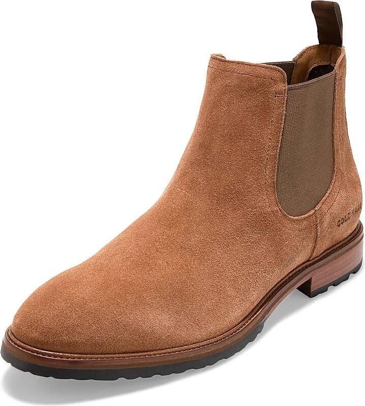Men's Berkshire Leather Chelsea Boots - British Tan Natural - Size 7 - Image 7