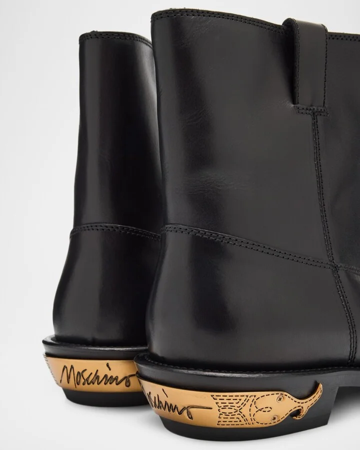 Men's Berlin Leather Ankle Boots - Image 4