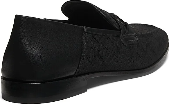 Men's Biarritz Moccassin Loafers - Logo Nero Lucido - Size 7.5 - Image 3