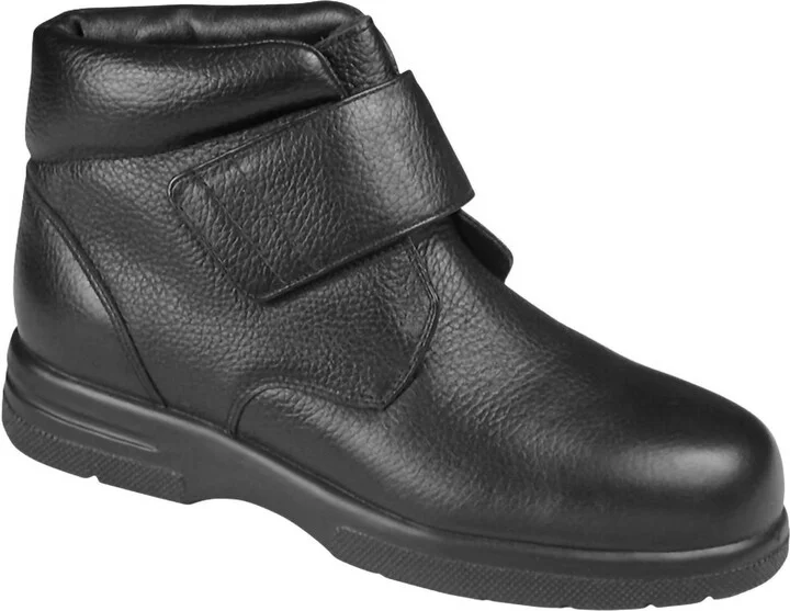Men's Big Easy Boot In Black Tumbled Leather