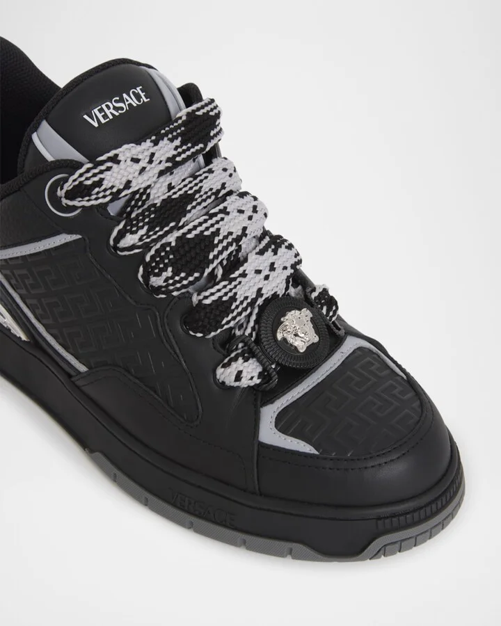 Men's Biggie Basket Leather Sneakers - Image 6