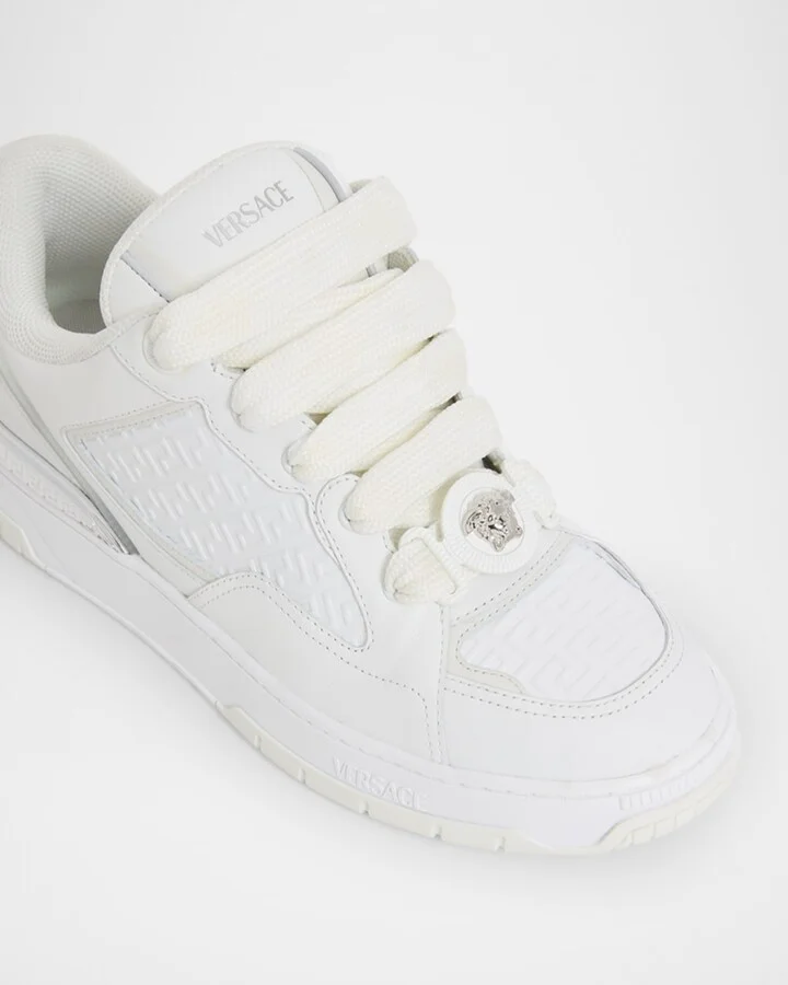 Men's Biggie Basket Leather Sneakers - Image 9
