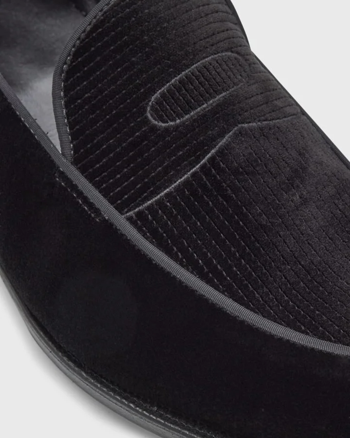 Men's Bill Velvet Penny Loafers - Image 2
