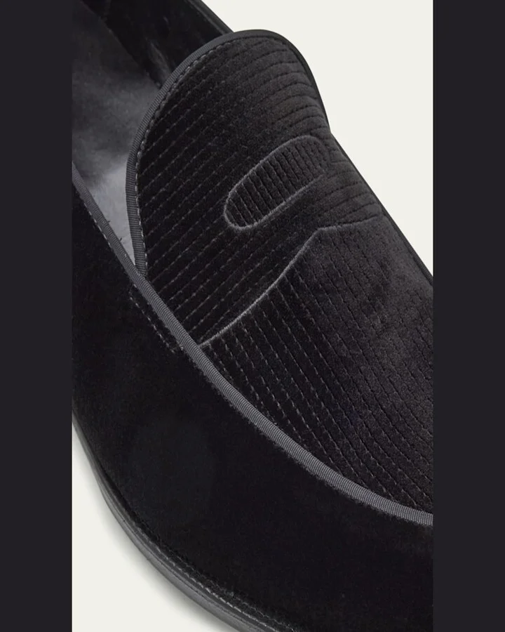 Men's Bill Velvet Penny Loafers - Image 3