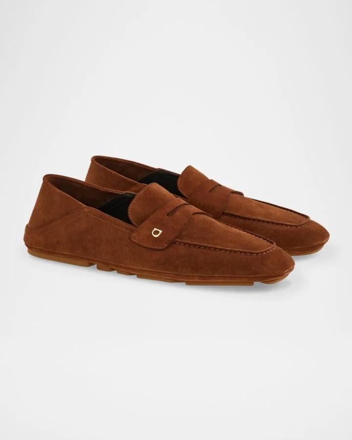 Men's Billion Folding Suede Loafers - Image 4