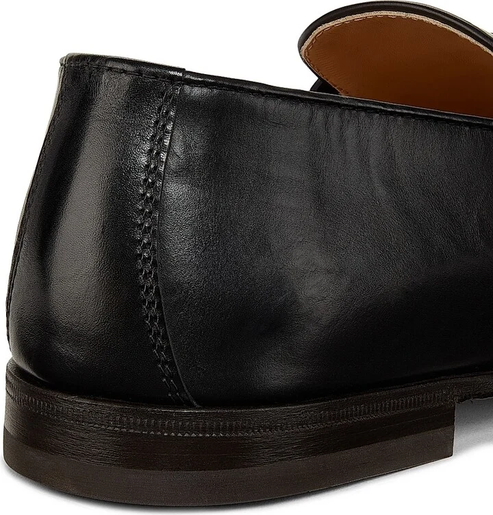 Men's Bit Leather Loafers - Black - Size 9 - Image 3