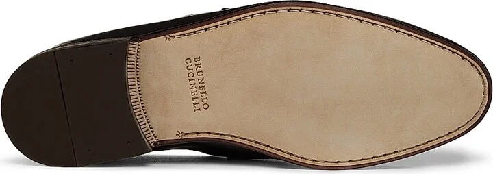 Men's Bit Leather Loafers - Black - Size 9 - Image 6