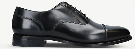 Mens Black 200B Leather Oxford Shoes Eur 47 / 13 Uk Men