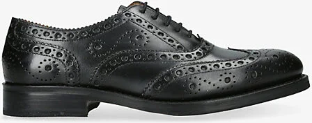 Mens Black Andersons Leather Brogues Eur 44 / 10 Uk Men