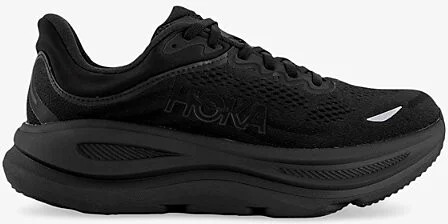 Mens Black Black Bondi 9 Mesh-Knit Low-Top Trainers Eur 45 / 11 Uk Men