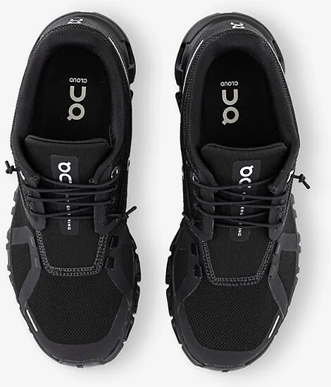 Mens Black Black Cloud 6 Mesh Low-Top Trainers 8.5 - Image 2