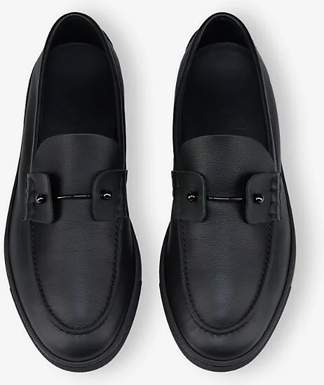 Mens Black Chambeliboat Leather Boat Shoes Eur 42.5 / 8.5 Uk Men - Image 2