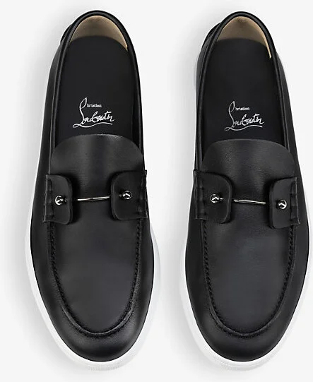 Mens Black Chambeliboat Leather Boat Shoes Eur 43 / 9 Uk Men - Image 2