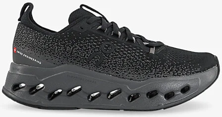 Mens Black Cloudsurfer Max Woven Low-Top Trainers Eur 43.5 / 9.5 Uk Men