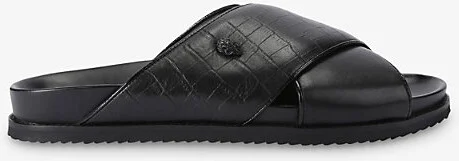 Mens Black/Comb Baron Leather Sandals Eur 42 / 8 Uk Men