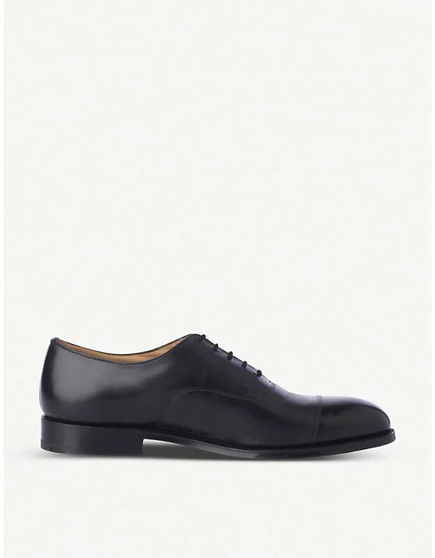 Mens Black Consul G Leather Oxford Shoes Eur 43 / 9 Uk Men