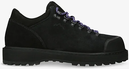 Mens Black Cornaro Gomma Low-Top Suede Boots Eur 45 / 11 Uk Men