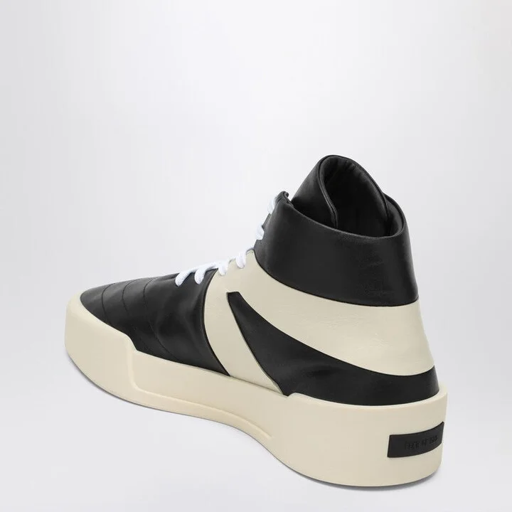 Men's Black/Cream Basketball Sneaker - Image 2