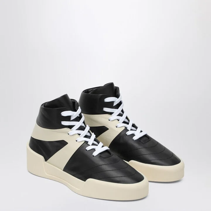 Men's Black/Cream Basketball Sneaker
