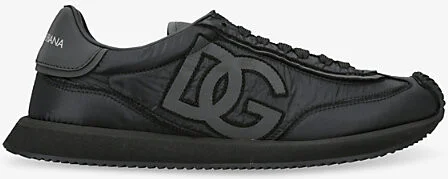 Mens Black Dg Cushion Woven Low-Top Trainers Eur 42 / 8 Uk Men