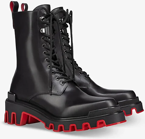 Mens Black Dune Trott Alta Leather Boots Eur 41 / 7 Uk Men - Image 2