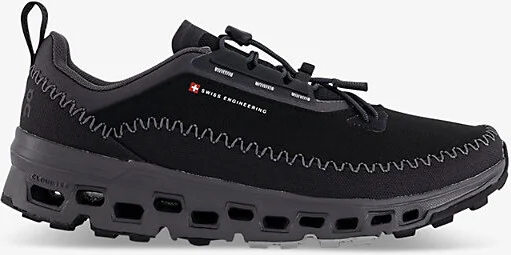 Mens Black Eclipse Cloudaway 2 Cushioned-Sole Mesh Low-Top Trainers Eur 44.5 / 10.5 Uk Men