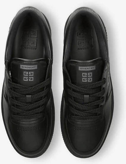 Mens Black G Move Leather Low-Top Trainers Eur 41.5 / 7.5 Uk Men - Image 2