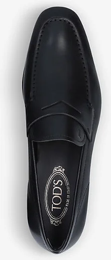 Mens Black Gomma Leather Loafers Eur 42 / 8 Uk Men - Image 2