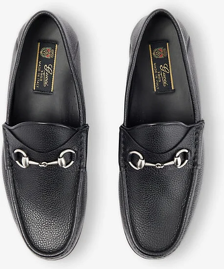 Mens Black Horsebit 1953 Leather Loafers Eur 43 / 9 Uk Men - Image 2