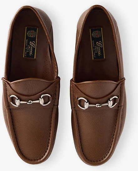Mens Black Horsebit 1953 Leather Loafers Eur 43 / 9 Uk Men - Image 3