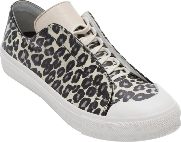 Men's Black / Ivory Leather Sneaker 462766 8436 (44 EU / 10.5 US) - Image 4
