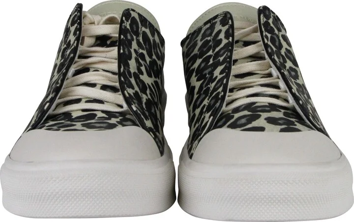 Men's Black / Ivory Leather Sneaker 462766 8436 (44 EU / 10.5 US) - Image 6