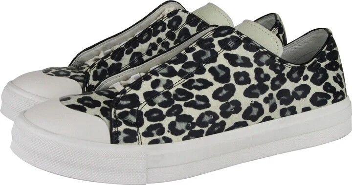 Men's Black / Ivory Leather Sneaker 462766 8436 (44 EU / 10.5 US) - Image 7