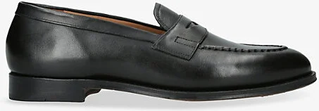 Mens Black Lloyd Leather Loafers Eur 46 / 12 Uk Men