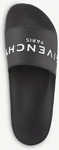 Mens Black Logo Sliders Eur 42 / 8 Uk Men - Image 2