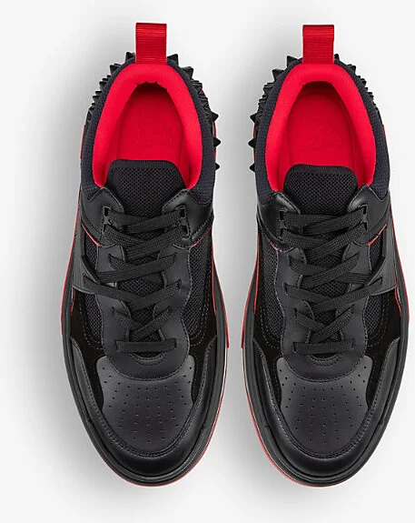 Mens Black Men's Astroloubi Leather Low-Top Trainers Eur 45 / 11 Uk Men - Image 2
