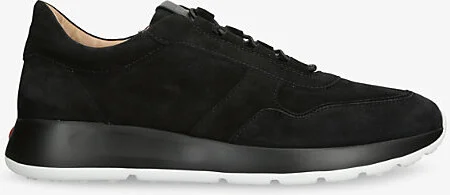 Mens Black Nuova Allacciato Sportivo 79K Suede Low-Top Trainers Eur 40 / 6 Uk Men