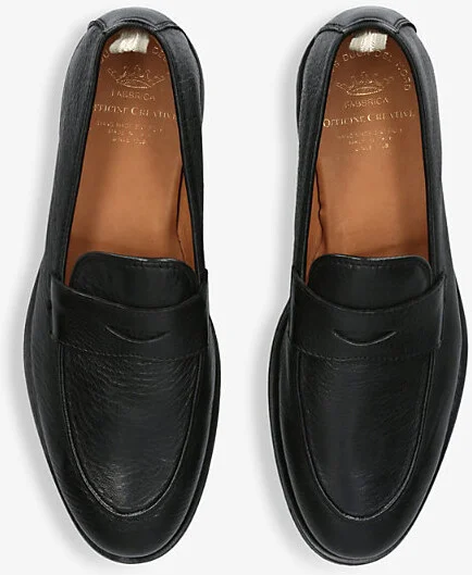 Mens Black Opera Flex 101 Leather Loafers Eur 43 / 9 Uk Men - Image 2