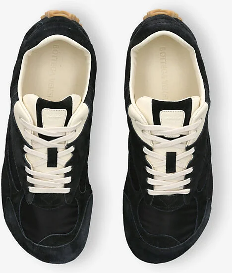 Mens Black Orbit Flash Suede and Nylon Low-Top Trainers Eur 45 / 11 Uk Men - Image 2