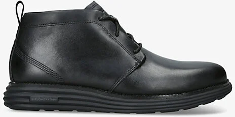 Mens Black Øriginalgrand Chukka Leather Boots Eur 41 / 7 Uk Men