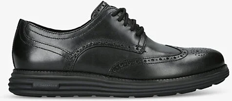 Mens Black Øriginalgrand Wingtip Leather Shoes Eur 45 / 11 Uk Men