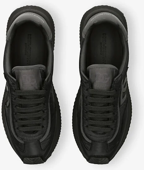 Mens Black Portofino Clean Leather Low-Top Trainers Eur 41 / 7 Uk Men - Image 2