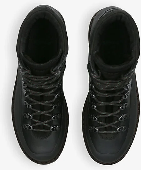 Mens Black Roccia Vet Mid-Top Leather Boots Eur 42 / 8 Uk Men - Image 2
