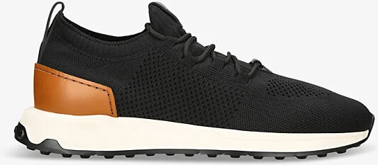 Mens Black Run 63K Calzino Mesh Low-Top Trainers Eur 40.5 / 6.5 Uk Men