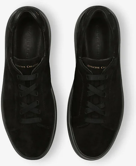 Mens Black Slouch Suede Low-Top Trainers Eur 41 / 7 Uk Men - Image 2