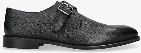 Mens Black The Cartwright Leather Monk Shoes Eur 40 / 6 Uk Men