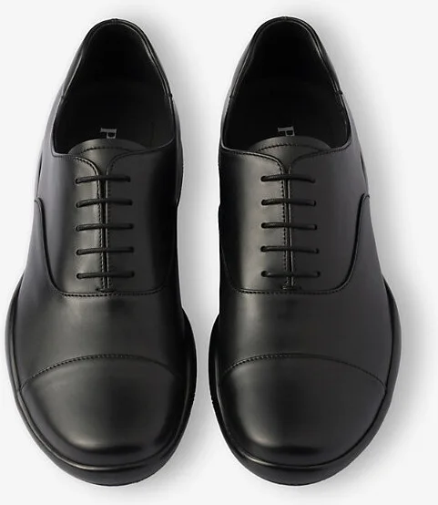Mens Black Toblach Leather Loafers Eur 43 / 9 Uk Men - Image 2