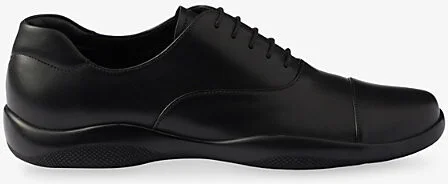 Mens Black Toblach Leather Loafers Eur 43 / 9 Uk Men
