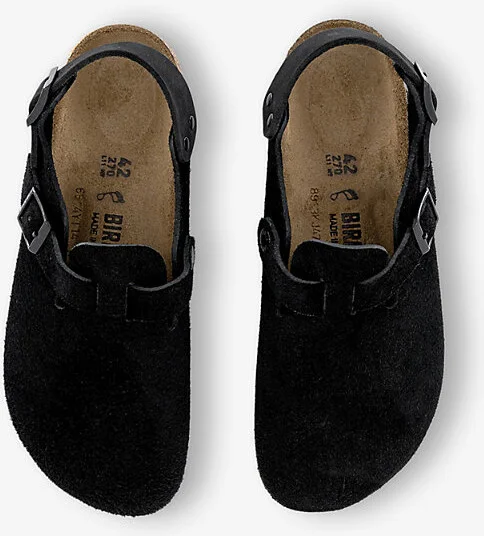 Mens Black Tokio Sling-Back Suede Clogs Eur 41.5 / 7.5 Uk Men - Image 2