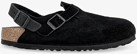 Mens Black Tokio Sling-Back Suede Clogs Eur 41.5 / 7.5 Uk Men